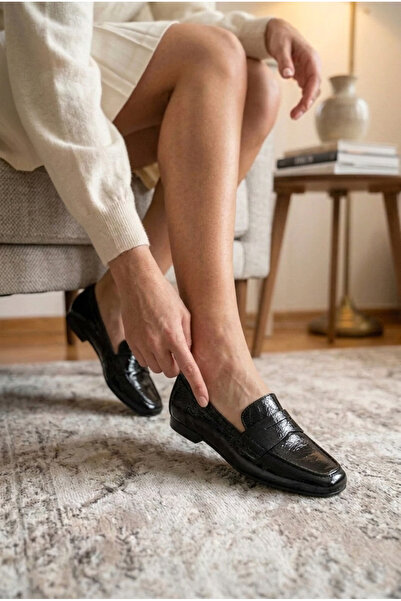 Vojo Mona ежедневни класически гладки дамски балетни пантофки от лак