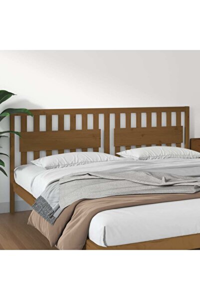 Concept Κομοδίνο, μελί καφέ, 205,5x4x100 εκ., μασίφ ξύλο πεύκου