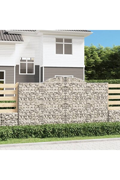 Concept Τοξωτά καλάθια συρματοκιβωτίων 4 τεμ., 300x50x160/180 cm, γαλβανισμέν...