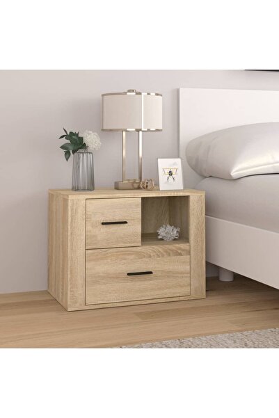 Concept Noptieră, stejar sonoma, 60x36x45 cm, lemn prelucrat