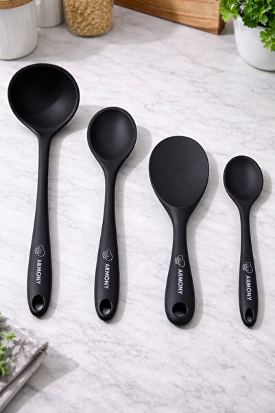 Hilamingo Home 4 'lü Silikon Mutfak ve Servis Gereçleri Seti