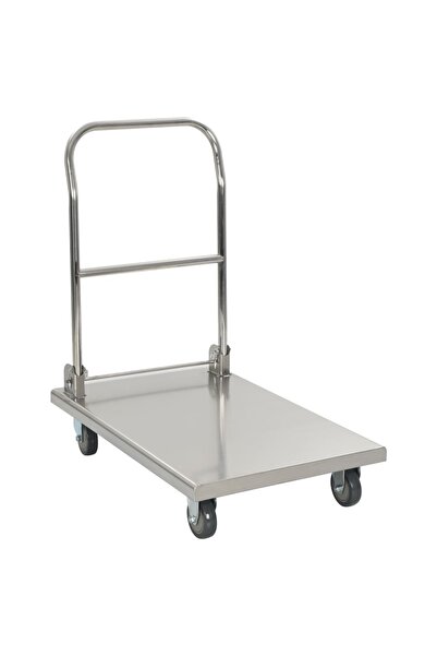 Concept Cărucior platformă, argintiu, 82 x 53 x 86 cm, oțel inoxidabil