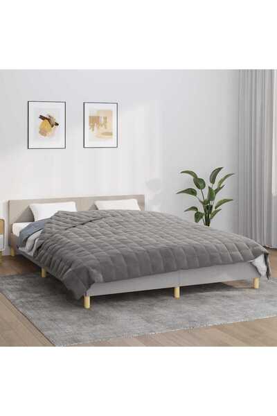 Concept Pătură antistres, gri, 200x200 cm, 9 kg, material textil
