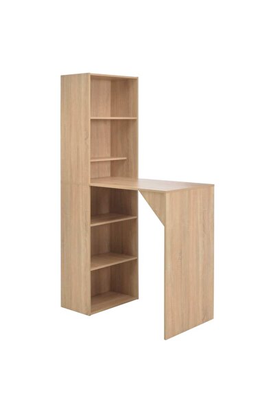 Concept Τραπέζι μπαρ με ντουλάπι, δρυς, 115 x 59 x 200 εκ.