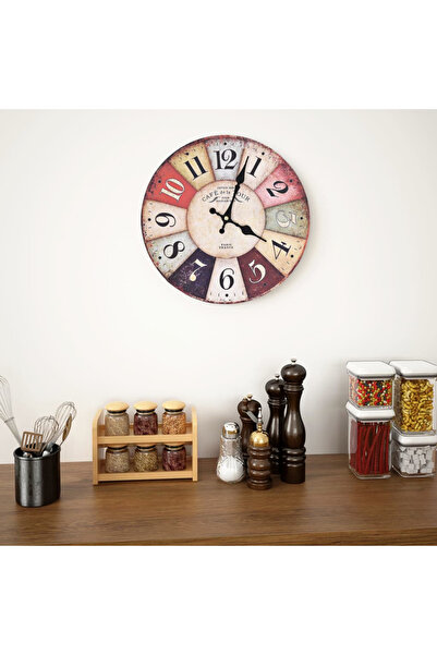 Concept Ceas de perete vintage, 30 cm, colorat