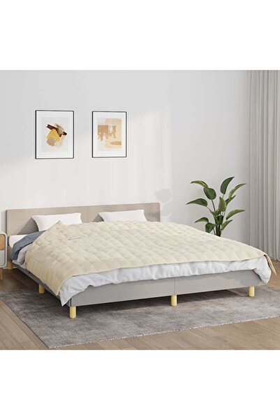 Concept Κουβέρτα με βάρη, ανοιχτό κρεμ, 155x220 cm, 7 kg, ύφασμα