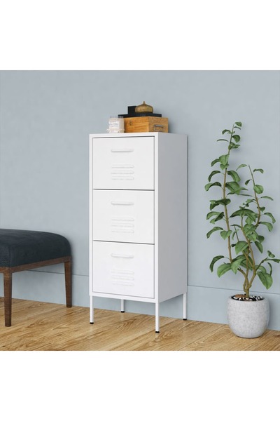 Concept Ντουλάπι αποθήκευσης, λευκό, 42,5x35x101,5 cm, ατσάλι