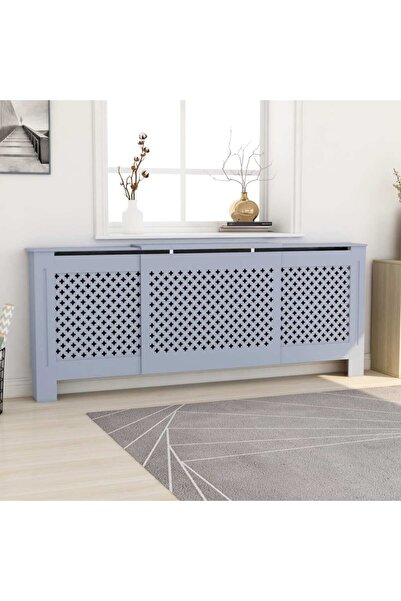 Concept Radiator cover, grey, 205 cm, MDF