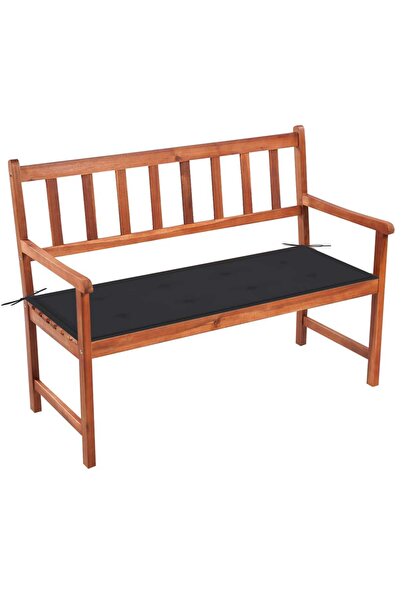 Concept Παγκάκι κήπου με Μαξιλάρι, 120 cm, από μασίφ ξύλο ακακίας