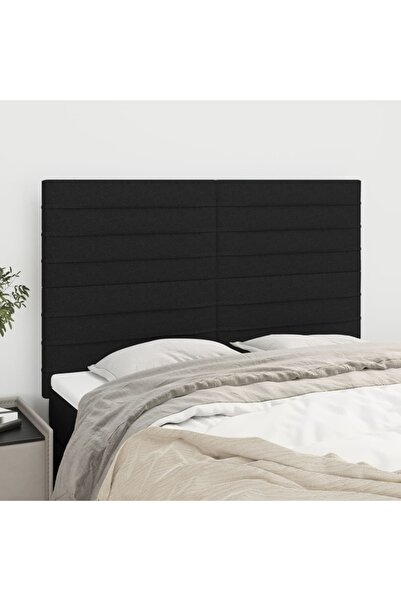 Concept Κομοδίνα, 4 τεμάχια, μαύρα, 72x5x78/88 cm, ύφασμα