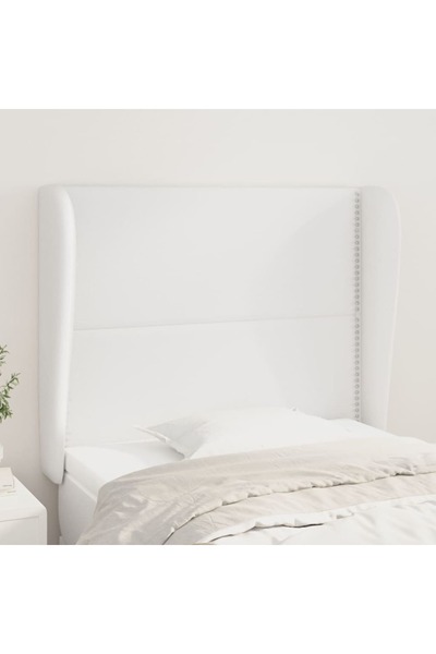 Concept Κομοδίνο με φτερά, λευκό, 103x23x118/128 cm, Δερμάτινο