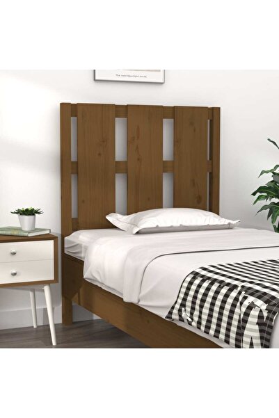 Concept Κομοδίνο, μελί καφέ, 80,5x4x100 εκ., μασίφ ξύλο πεύκου