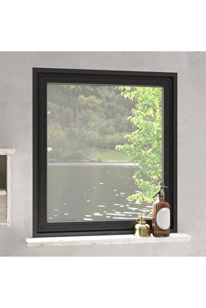 Concept Plasă insecte magnetică pentru ferestre, antracit, 120x140 cm