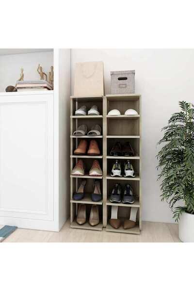 Concept Pantofare, 2 buc., stejar sonoma, 25x27x102 cm