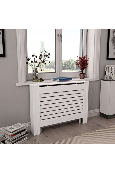 Concept Măști de calorifer, 2 buc., alb, 112 x 19 x 81,5 cm, MDF