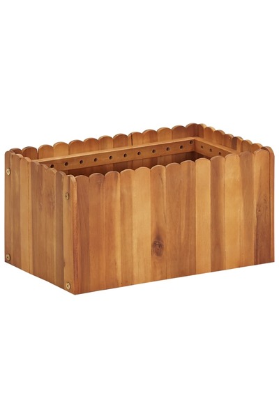 Concept Strat înălțat de grădină, 50 x 30 x 25 cm, lemn masiv de acacia