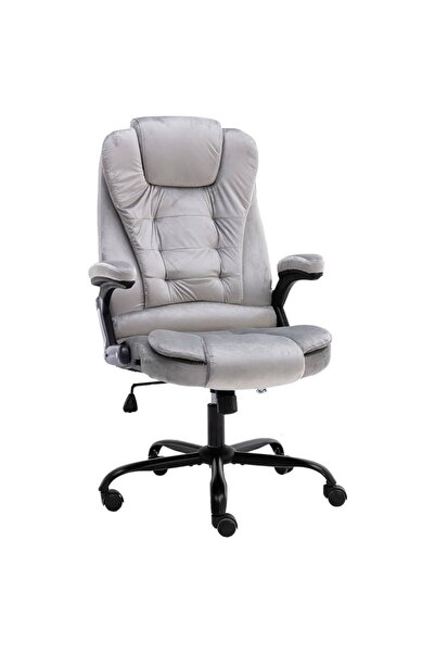 Concept Καρέκλα γραφείου, ανοιχτό γκρι, Βελούδο