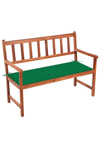 Concept Παγκάκι κήπου με Μαξιλάρι, 120 cm, από μασίφ ξύλο ακακίας