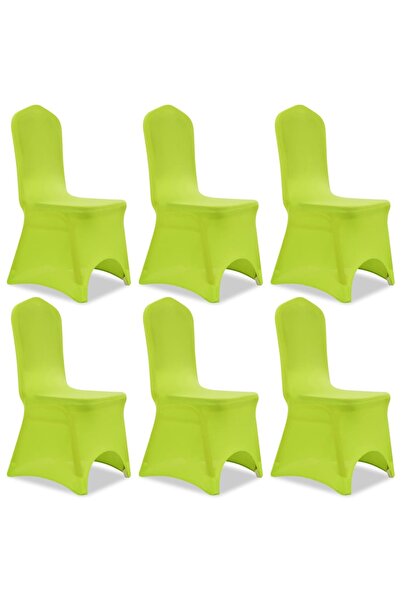 Concept Husă de scaun elastică, 6 buc., verde