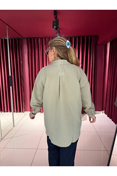 Serpirella Butik Striped Voile Shirt