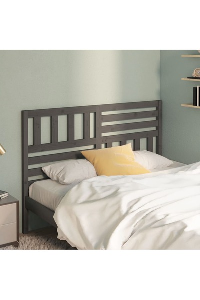 Concept Κομοδίνο, γκρι, 126x4x100 cm, μασίφ ξύλο πεύκου