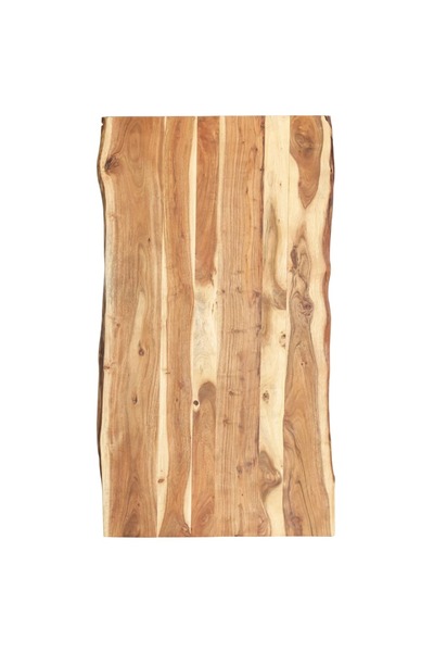 Concept Επιφάνεια τραπεζιού, 118x(50-60)x3,8 cm, μασίφ ξύλο ακακίας