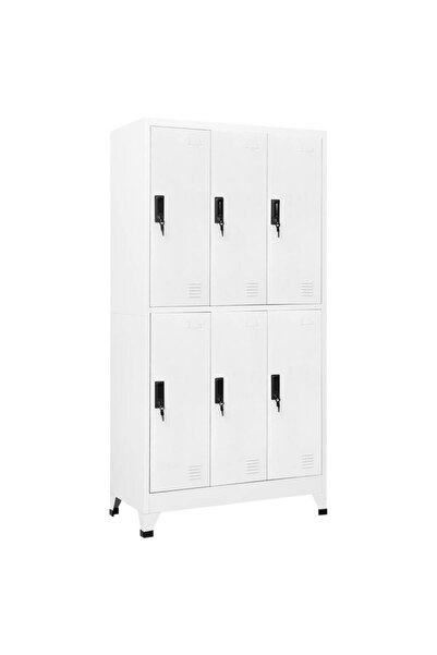 Concept Ντουλάπι αρχείων, λευκό, 90x45x180 cm, ατσάλι