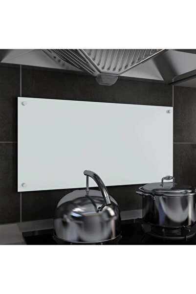 Concept Πλαίσιο κουζίνας, λευκό, 80x40 εκ., σκληρυμένο γυαλί