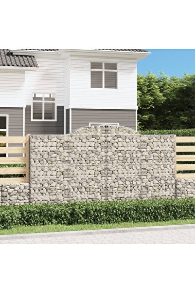 Concept Coșuri gabion arcuite 5 buc, 300x50x160/180 cm, fier galvanizat