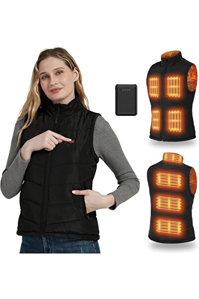 OEM Kamizelka grzewcza damska rozmiar S zimowa 8 stref grzewczych czarna z USB