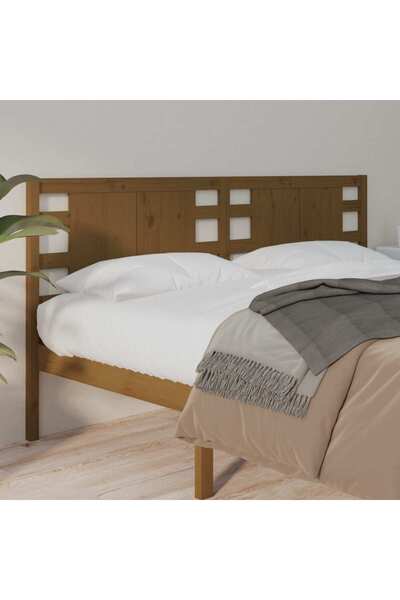 Concept Κομοδίνο, μελί καφέ, 126x4x100 εκ., μασίφ ξύλο πεύκου