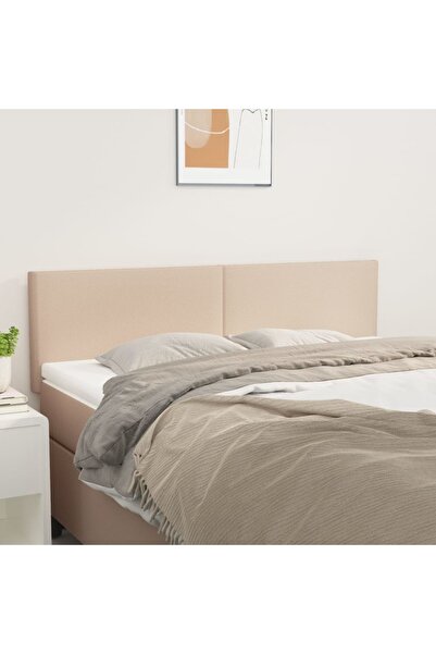 Concept Tăblii de pat 2 buc. cappuccino 72x5x78/88 cm piele ecologică