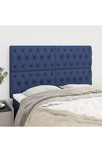 Concept Tăblii de pat, 4 buc, albastru, 72x7x78/88 cm, textil