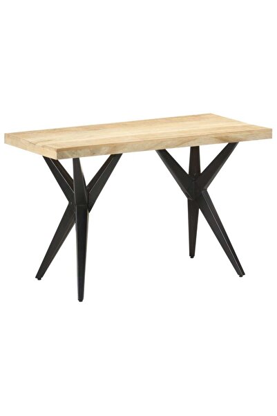 Concept Τραπέζι κουζίνας, 120x60x76 εκ., μασίφ ξύλο μάνγκο