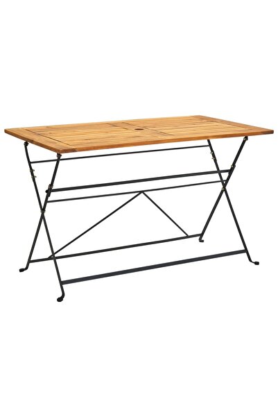 Concept Πτυσσόμενο τραπέζι κήπου, 120x70x74 εκ., μασίφ ξύλο ακακίας