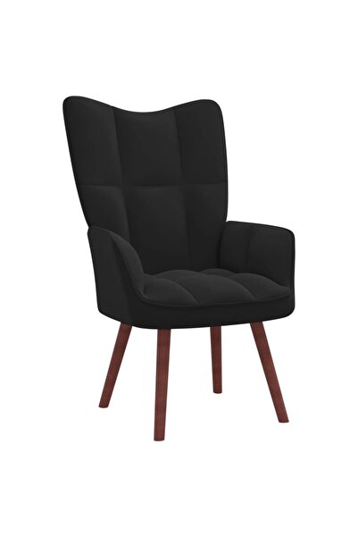 Concept Πολυθρόνα, μαύρη, Βελούδο