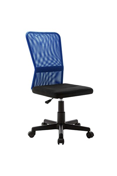 Concept Καρέκλα γραφείου, μαύρη και μπλε, 44x52x100 cm, ύφασμα από πλέγμα