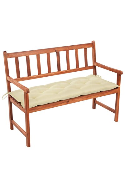 Concept Παγκάκι κήπου με Μαξιλάρι, 120 cm, από μασίφ ξύλο ακακίας