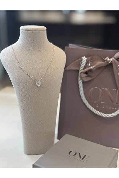 One Gold Silver Heart Chain