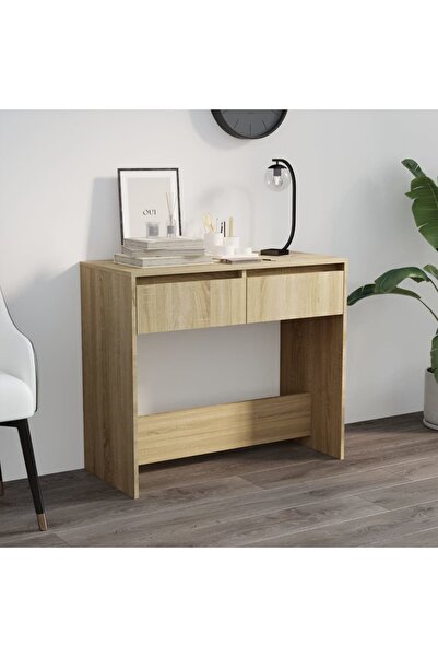 Concept Masă consolă, stejar sonoma, 89x41x76,5 cm, oțel
