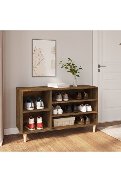 Concept Pantofar, stejar fumuriu, 102x36x60 cm, lemn prelucrat