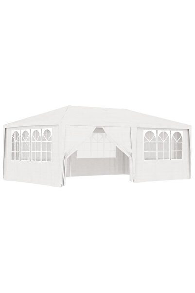 Concept Cort de petrecere profesional cu pereți alb 4 x 6 m 90 g/m²