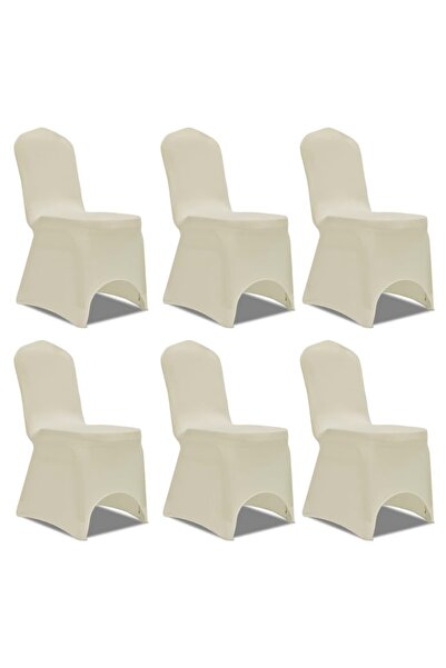 Concept Husă de scaun elastică, 6 buc., crem