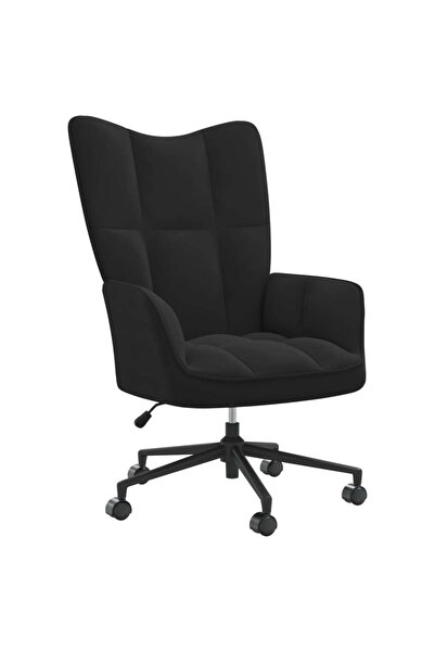 Concept Πολυθρόνα, μαύρη, Βελούδο