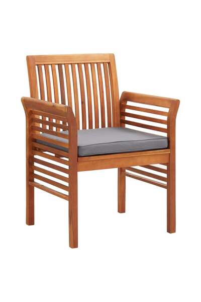 Concept Καρέκλα κήπου με Μαξιλάρι, από μασίφ ξύλο ακακίας