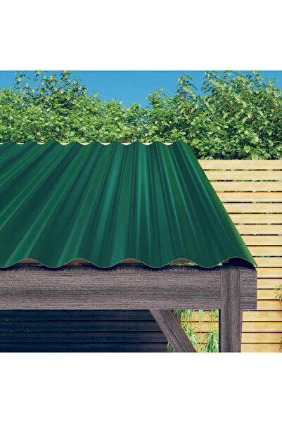 Concept Panouri de acoperiș 36 buc. oțel vopsit verde 60x36 cm