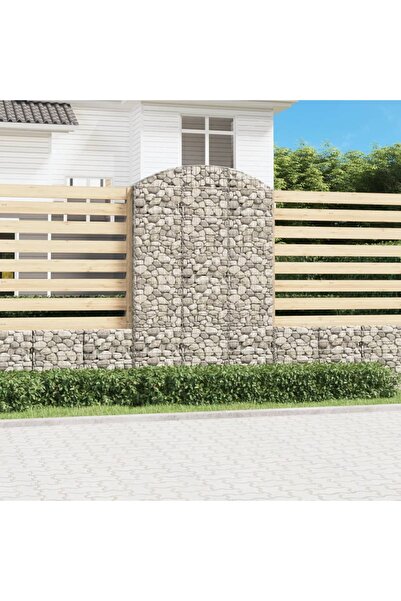 Concept Coș gabion arcuit, 150x50x220/240 cm, fier galvanizat