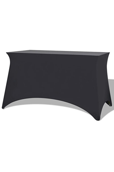 Concept Ελαστικά τραπεζομάντιλα, 2 τεμάχια, 120 x 60,5 x 74 cm, ανθρακί