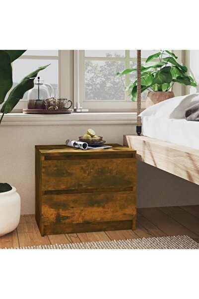 Concept Noptieră, stejar fumuriu, 50x39x43,5 cm, lemn prelucrat