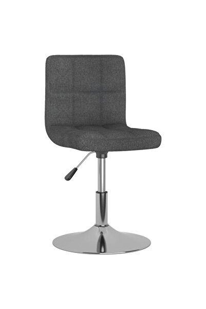 Concept Scaun de bucătărie pivotant, gri închis, textil